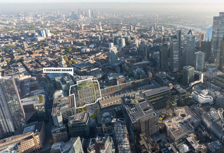 Bishopsgate: 1 Exchange Square – Green Roofs & Living Walls Plan